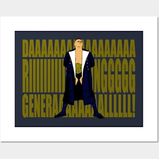 Navy General (gold letters) Posters and Art